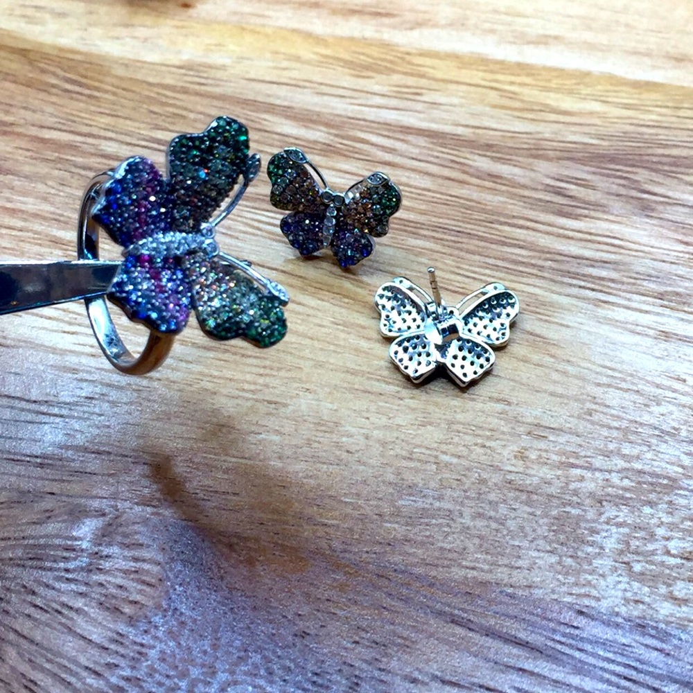 Butterfly 🦋 set (NEW) sterling silver